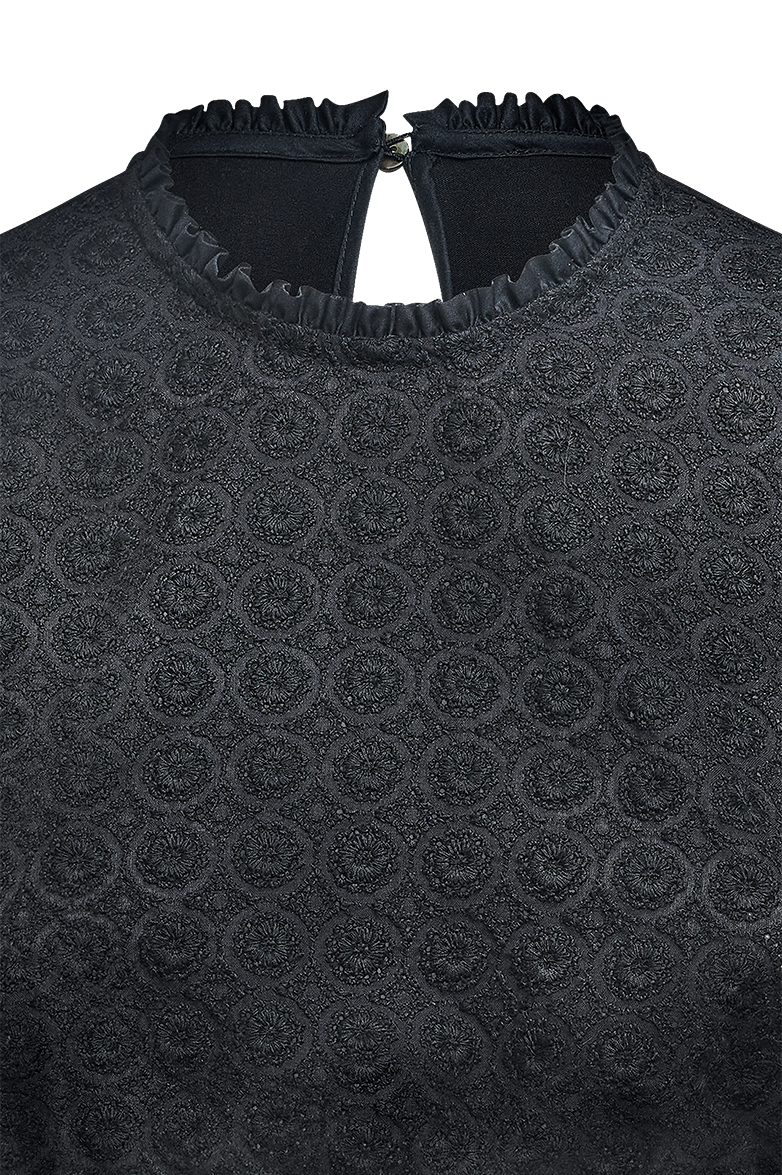 g-ssl-dirndlbluse-langarm-grau-schwarz-bestickte-baumwolle-mit-r-schen image 3