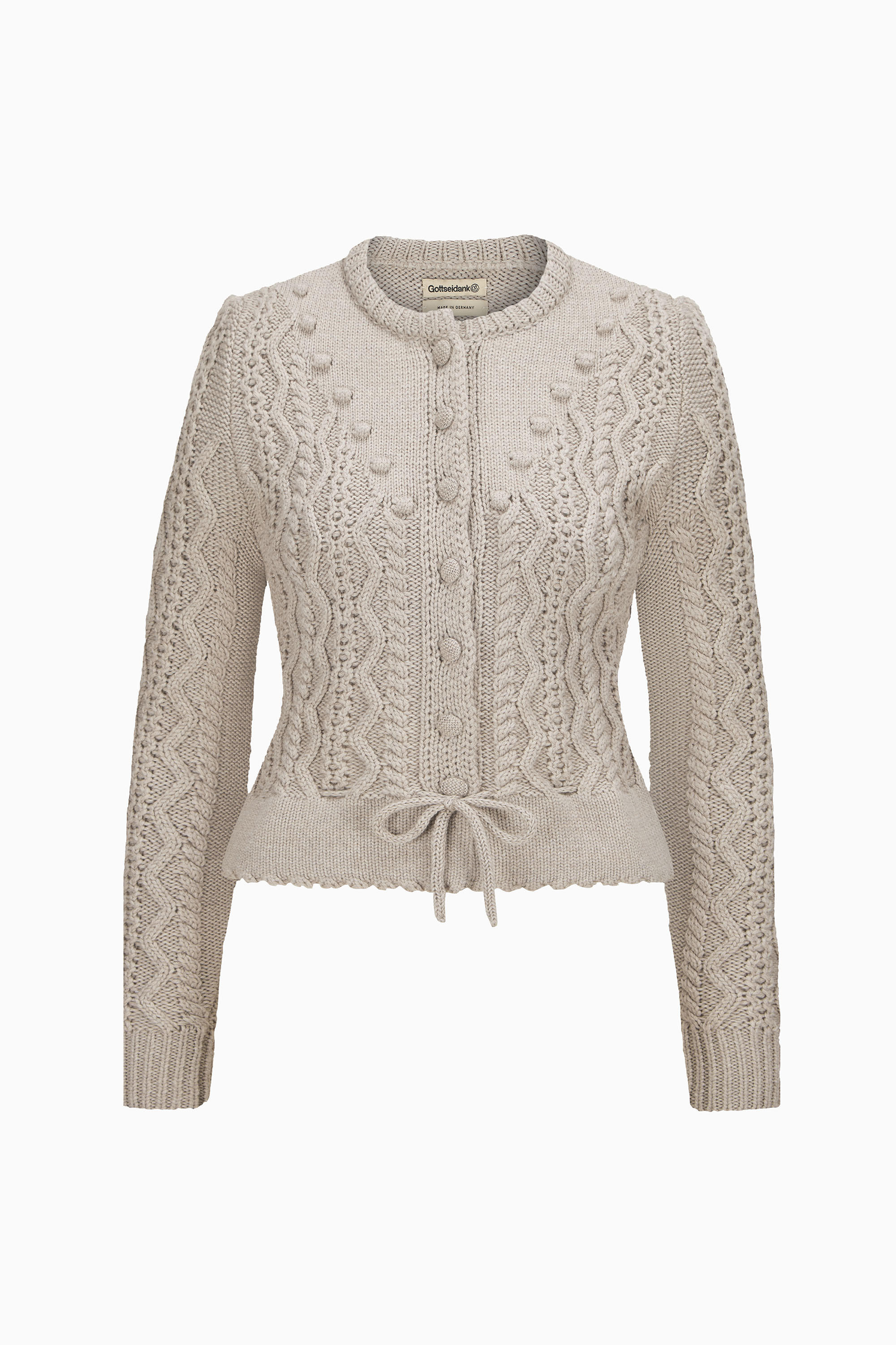 gottseidank-damenstrickjacke-lene-strickjacke-mit-zopfmuster image 1