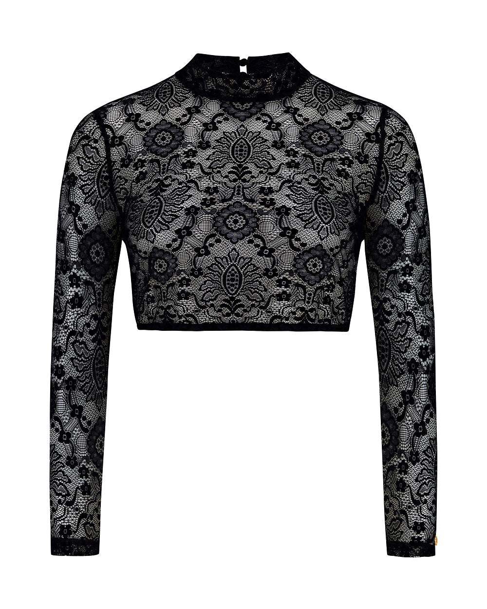 alpenherz-bluse-viola-dirndlbluse-in-schwarz-mit-stehkragen image 1