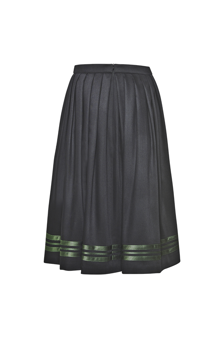 g-ssl-faltenrock-warmer-glanz-wollsatin-grau-schwarz image 2