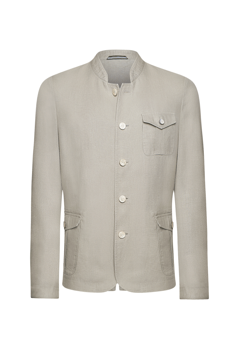 g-ssl-gewaschene-leinenjacke-herren-trachtenjacke-natur-mit-seidenfutter image 1