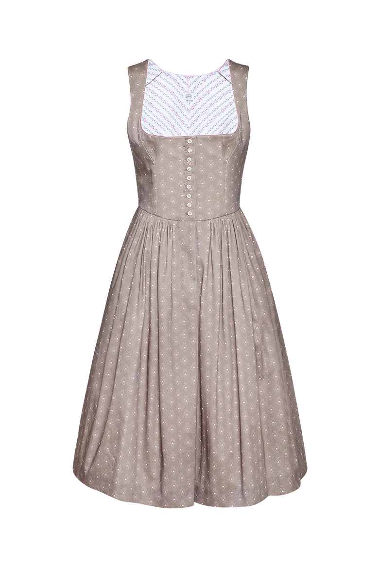 g-ssl-junges-dirndl-70-cm-braun-m-nchner-ausschnitt image 1