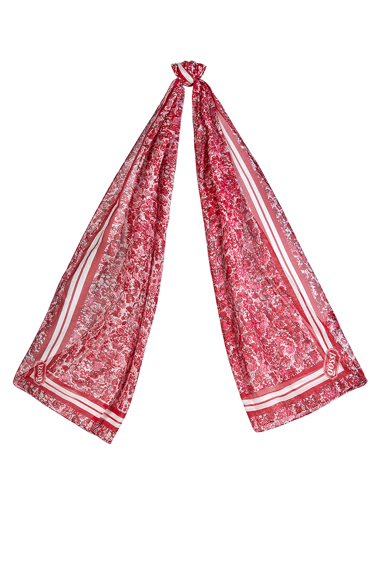 g-ssl-millefleurs-schal-baumwollschal-rosa-mit-lampasse image 1