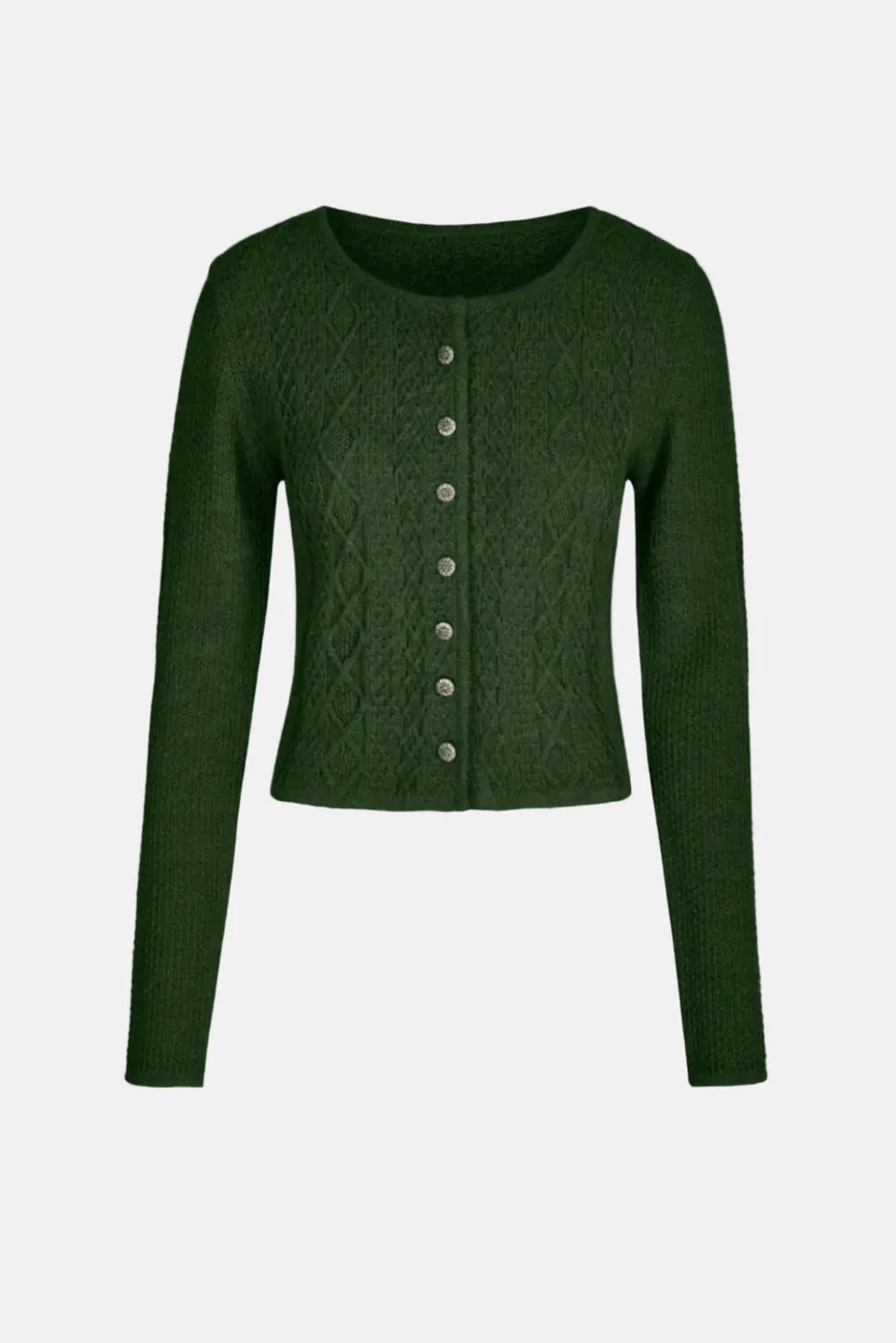 felicitas-damen-strickcardigan-gries-tailliertes-dirndl-strickj-ckchen image 1