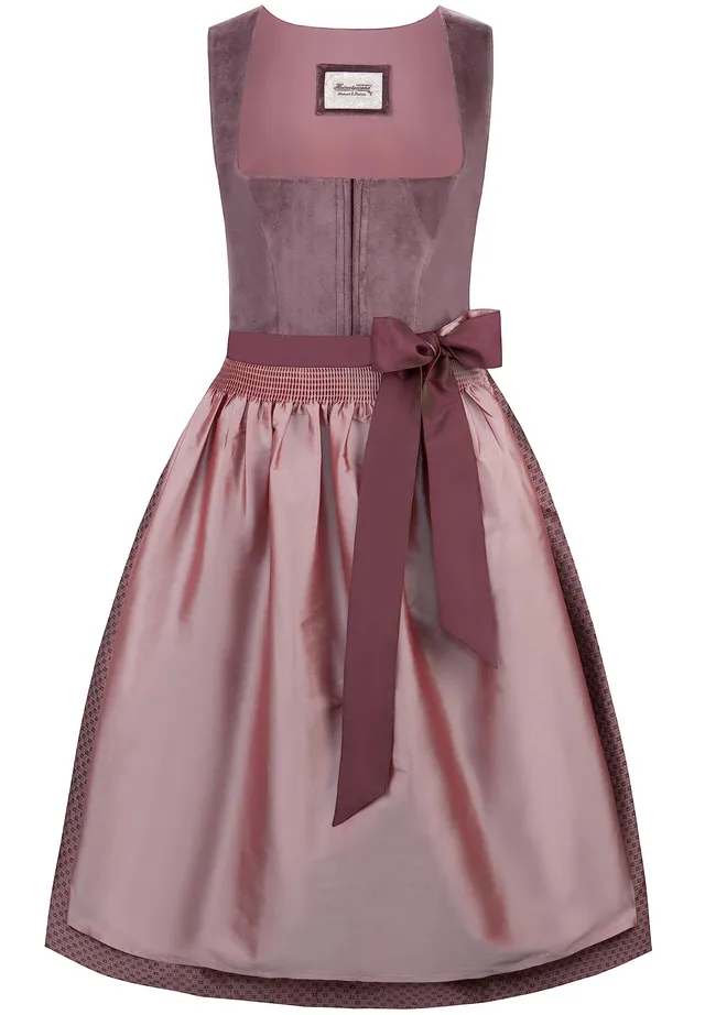 stockerpoint-malve-midi-dirndl-aubergine-damen-samt-dirndl-mit-jacquard image 1