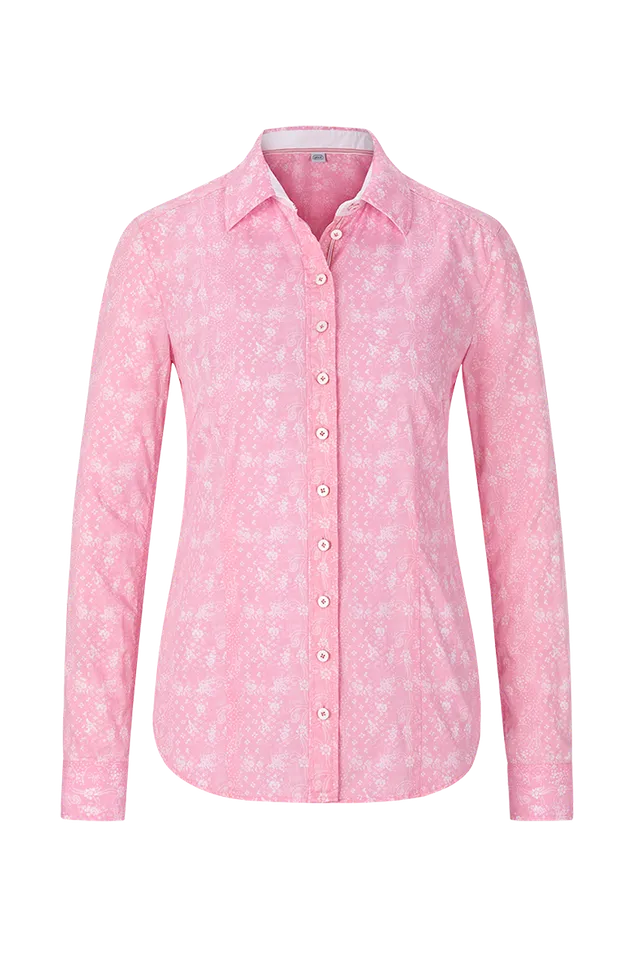 g-ssl-klassikbluse-hemdkragen-rosa-gewaschene-baumwolle image 1