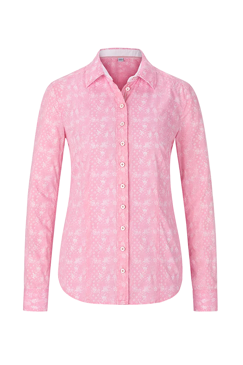 g-ssl-klassikbluse-hemdkragen-rosa-gewaschene-baumwolle image 1