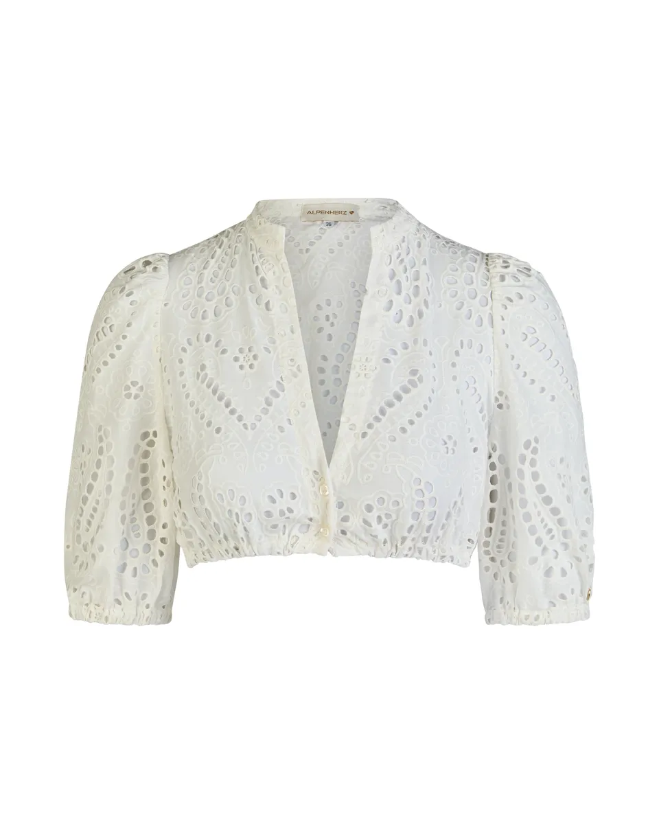 alpenherz-bluse-alva-ecru-spitzen-dirndlbluse-kurzarm image 1