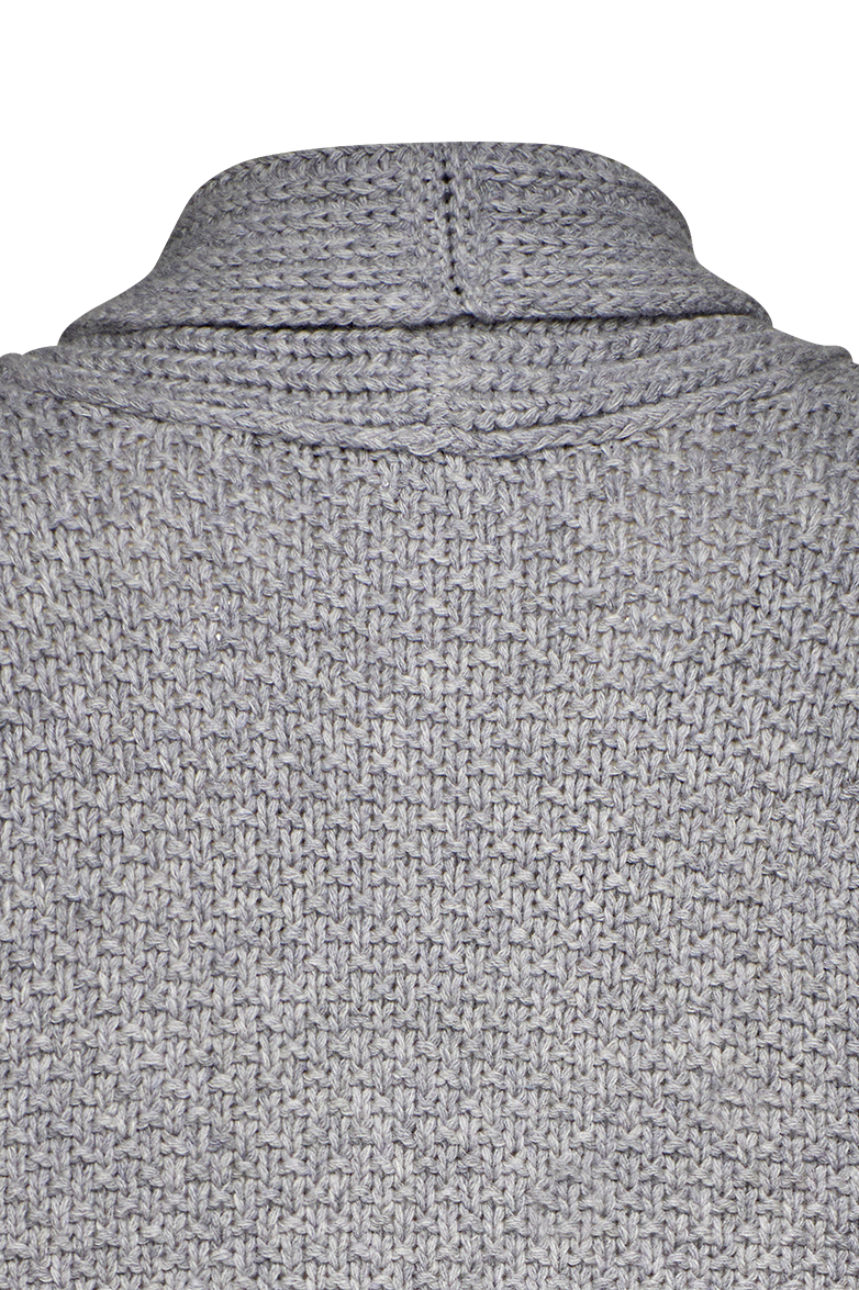 g-ssl-strickjacke-mit-schalkragen-merinowolle-grau-schwarz image 5