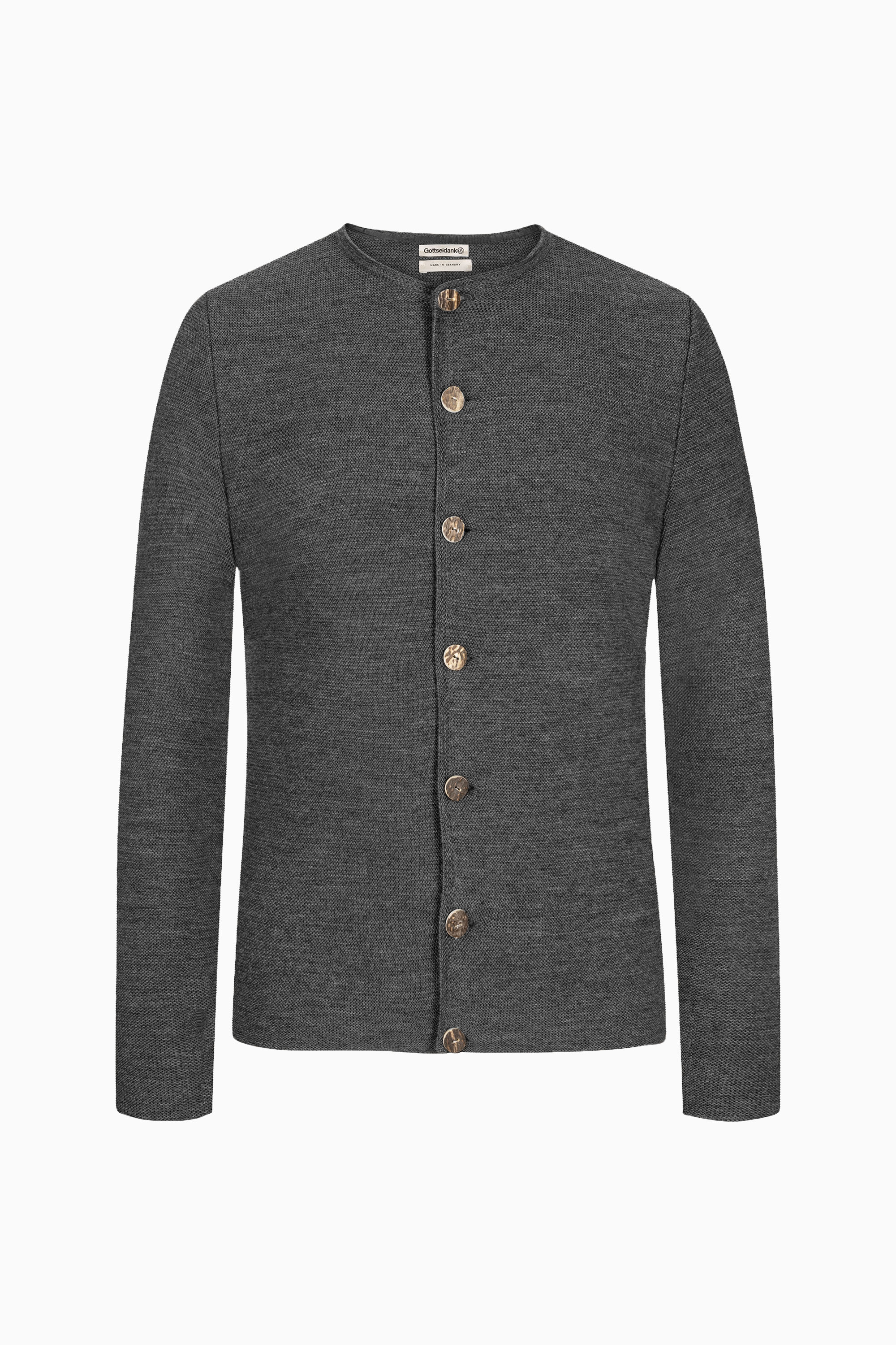 gottseidank-herrenstrickjacke-aloisius-uni-wollstrickjacke image 1