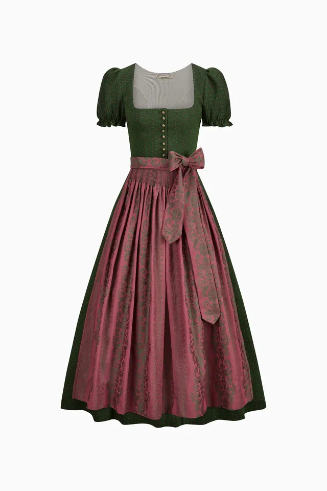 gottseidank-elodie-dirndl-gerader-ausschnitt-puffarm image 1
