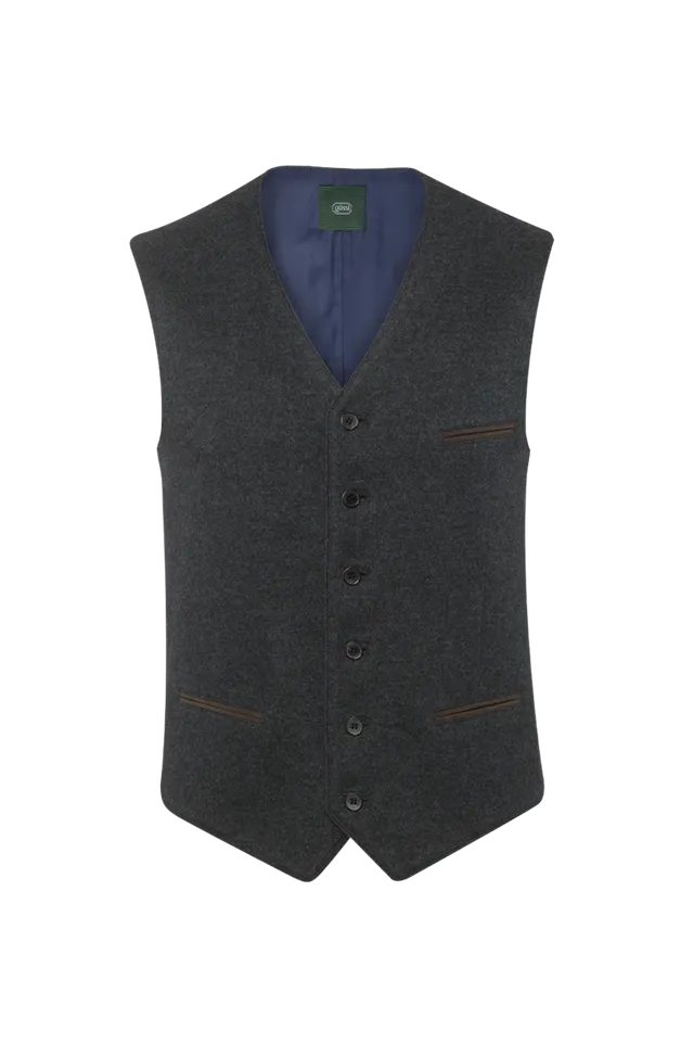 g-ssl-mannsbild-herren-gilet-schurwolle-grau-schwarz-seidenfutter image 1
