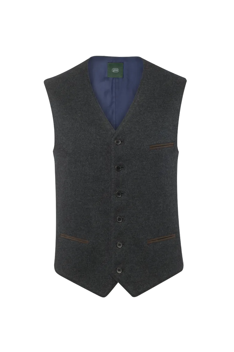g-ssl-mannsbild-herren-gilet-schurwolle-grau-schwarz-seidenfutter image 1