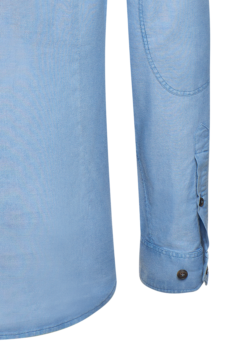 g-ssl-geradlinig-button-down-hemd-baumwolle-blau-herren image 6