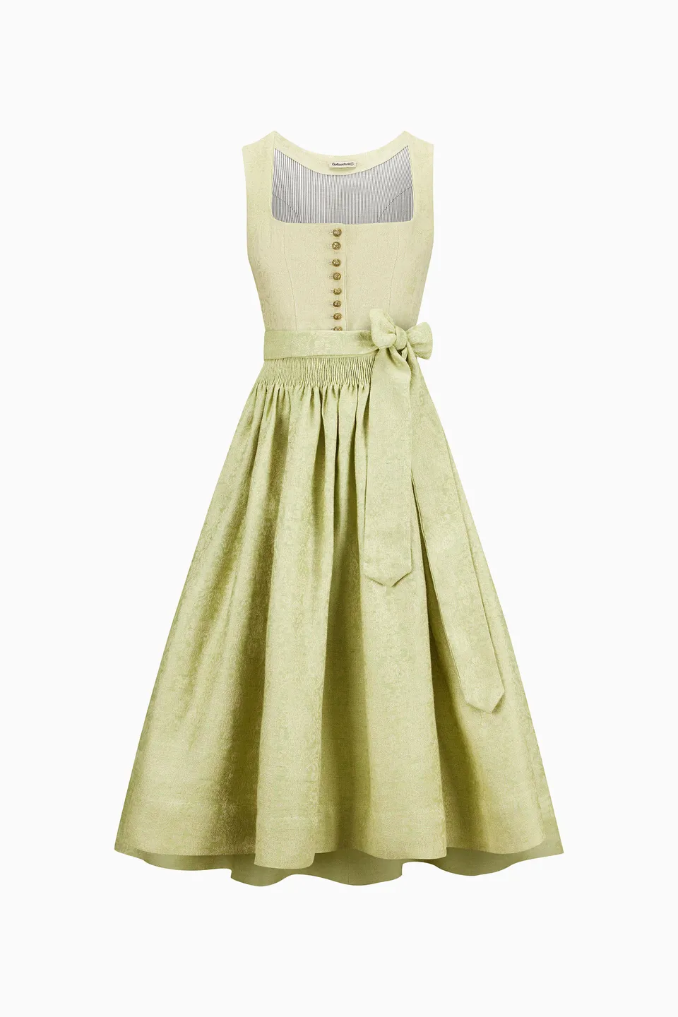 gottseidank-dirndl-monika-dirndl-mit-faltenrock-und-augenknopfloch image 1