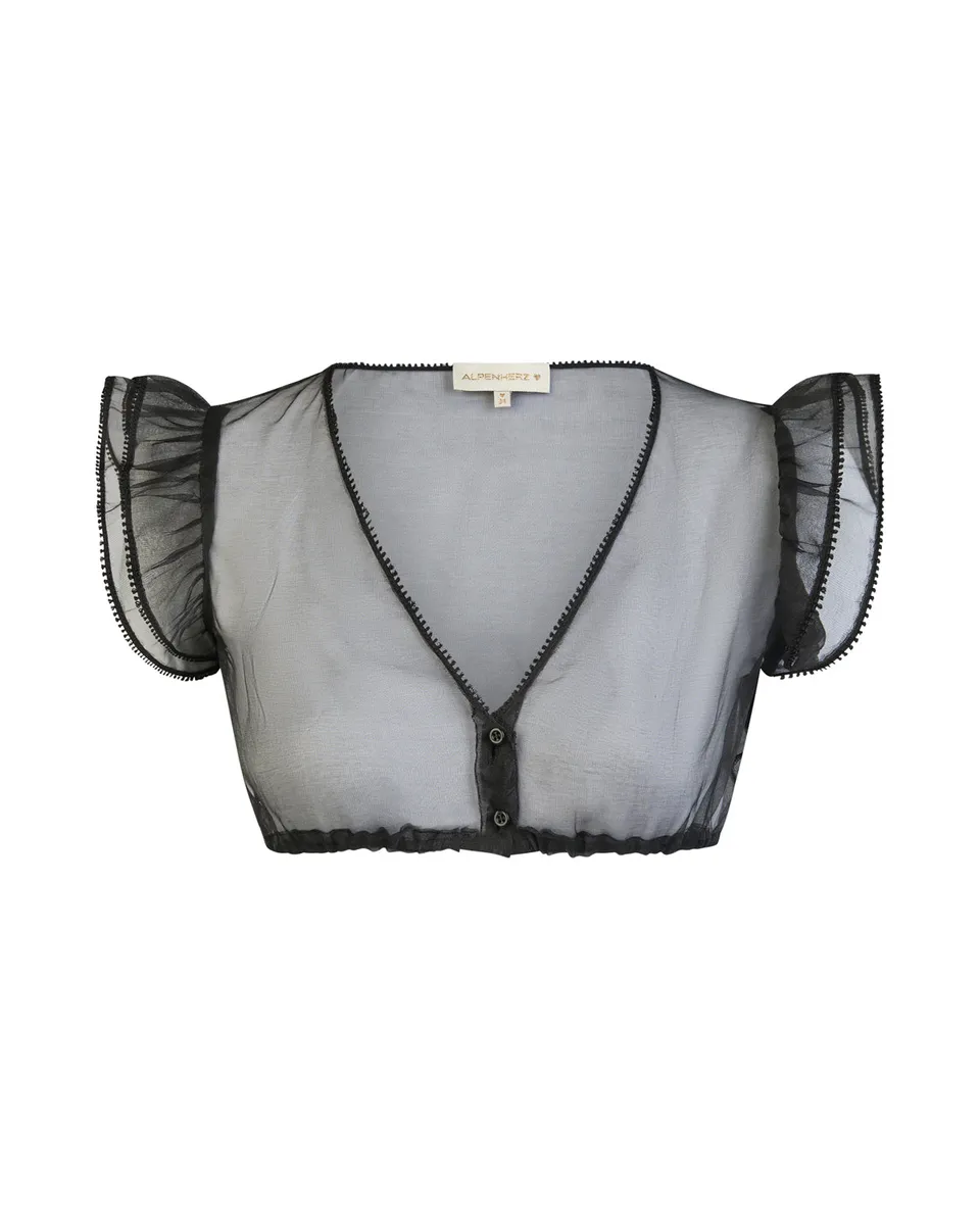 alpenherz-bluse-sarah-chiffon-schwarz-v-ausschnitt image 1