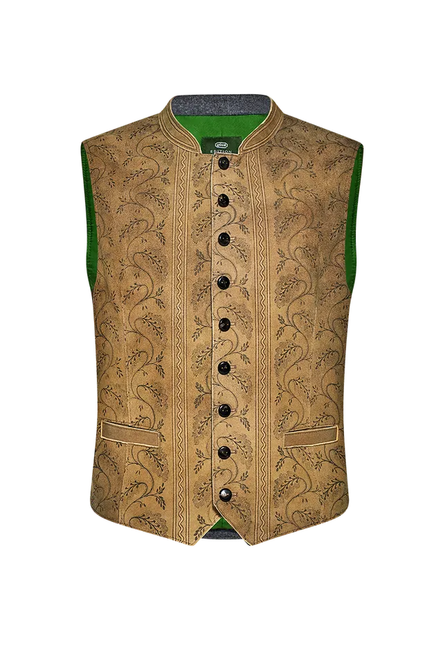 g-ssl-gilet-aus-hirschleder-herren-handdruck image 1