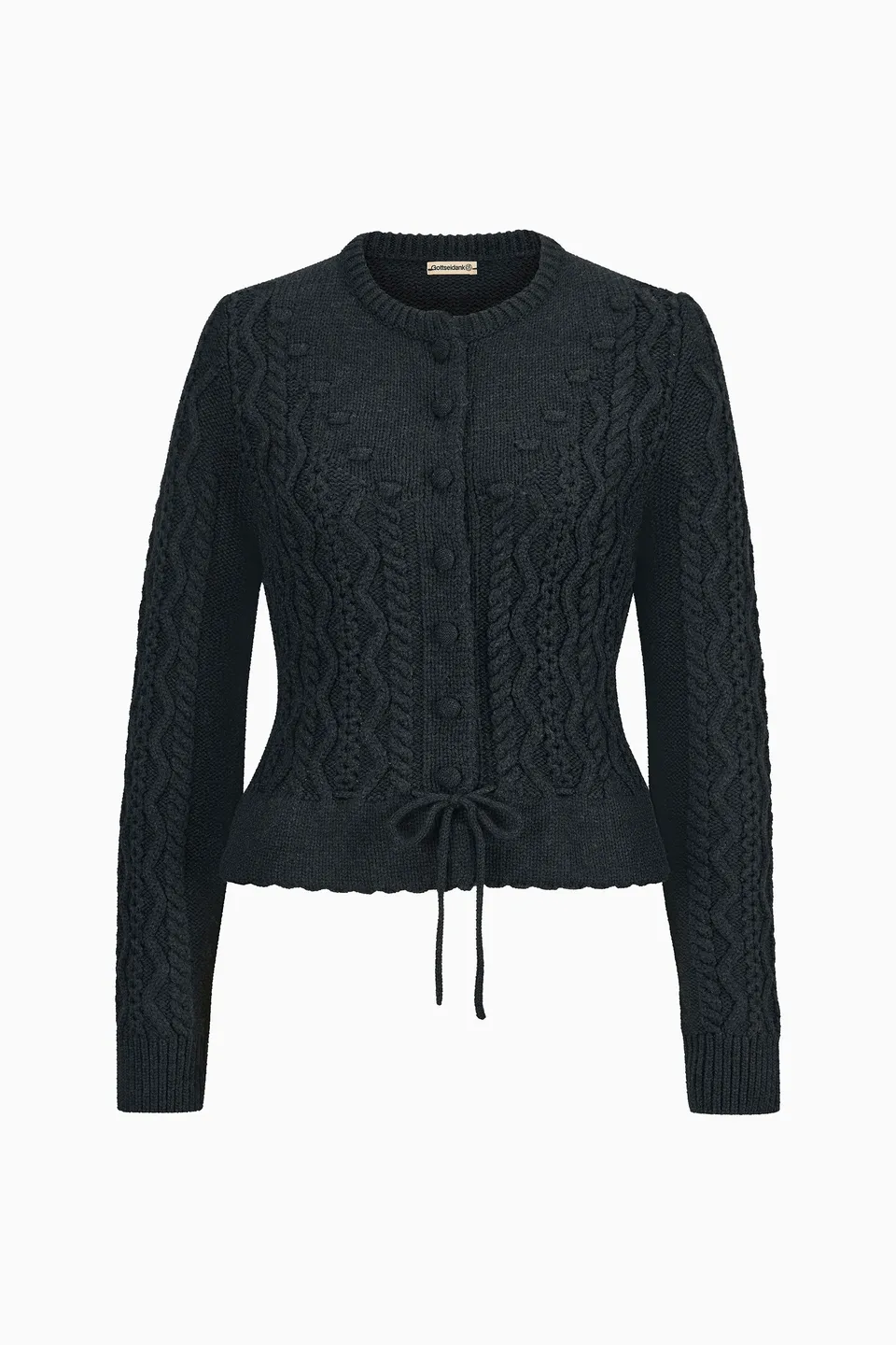 gottseidank-damenstrickjacke-lene-strickjacke-mit-zopfmuster-3 image 1