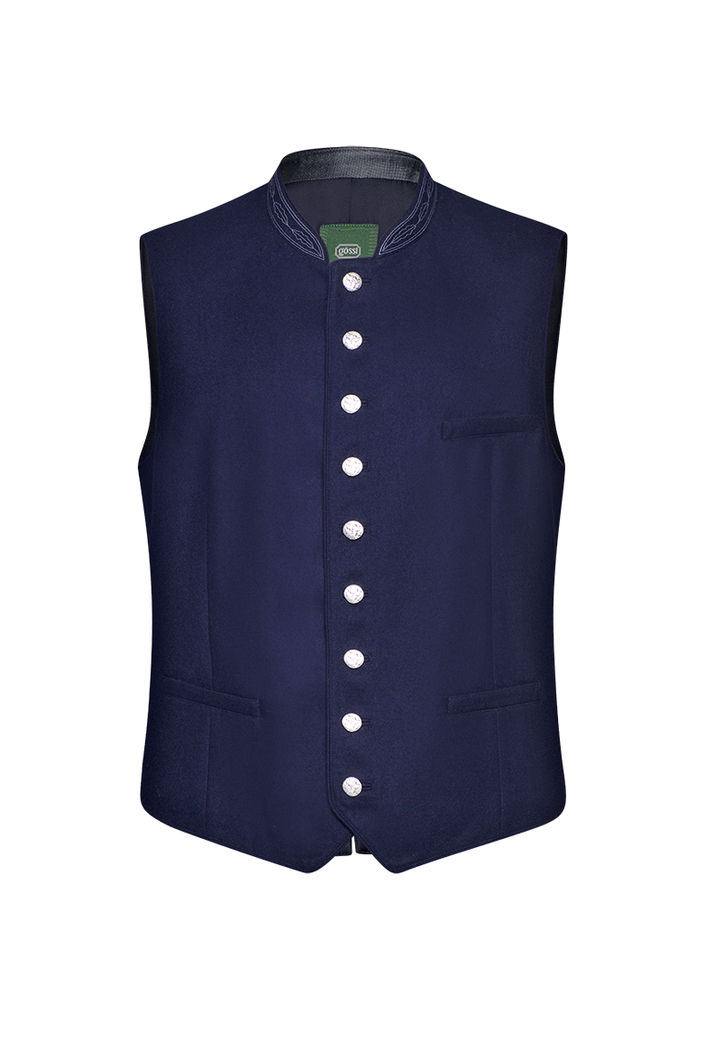 g-ssl-ausseer-gilet-blau-strichloden-weste-mit-eichenlaub-stick-herren image 2