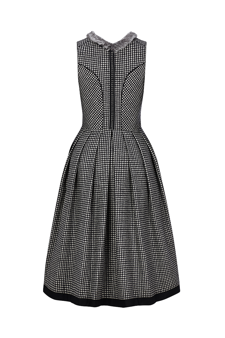 g-ssl-winterdirndl-schneerose-loden-rosegger-karo-70-cm image 2