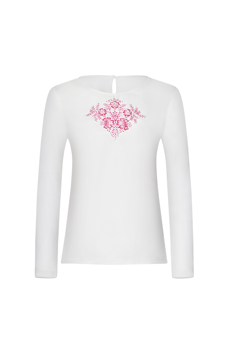 g-ssl-seidenshirt-damen-wei-seidensatin-mit-handdruck image 1