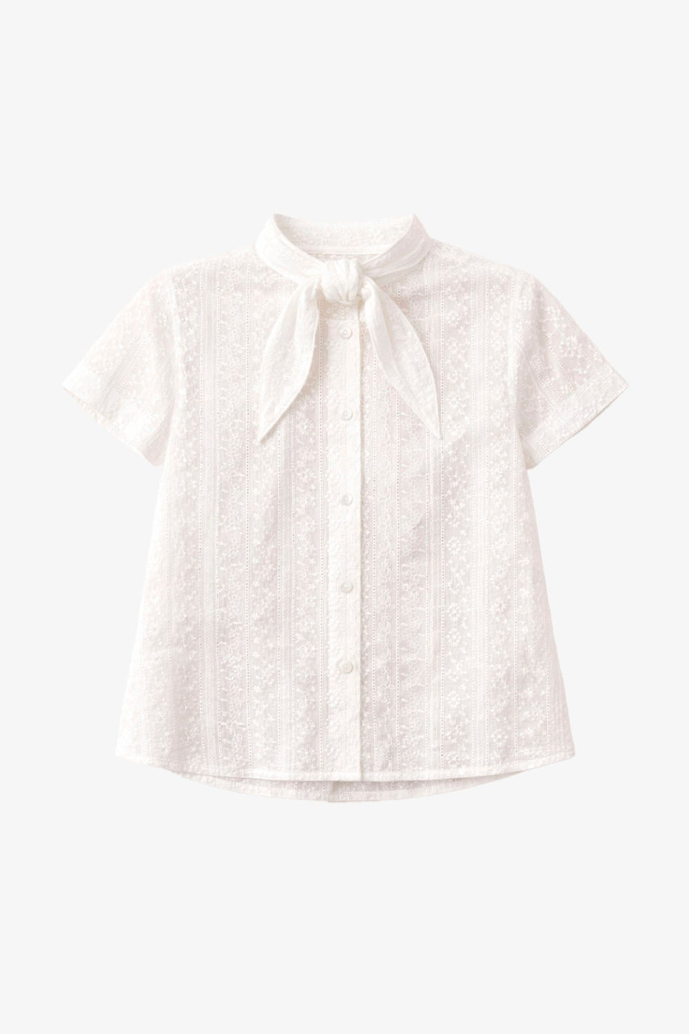 felicitas-damen-bluse-beline-kurzarm-lochstickbluse image 1