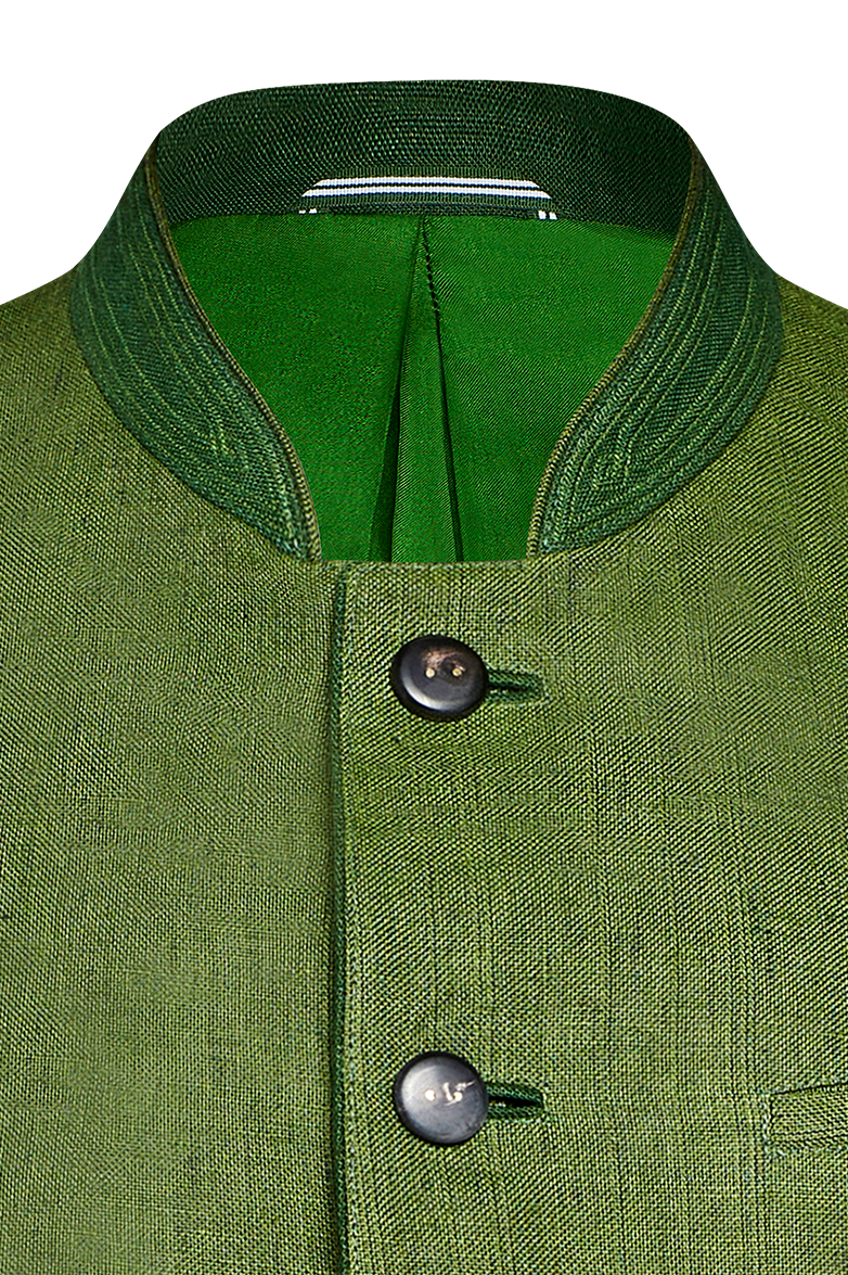 g-ssl-zwilling-jacke-herren-gr-n-hanf-leinen-stehkragen image 3