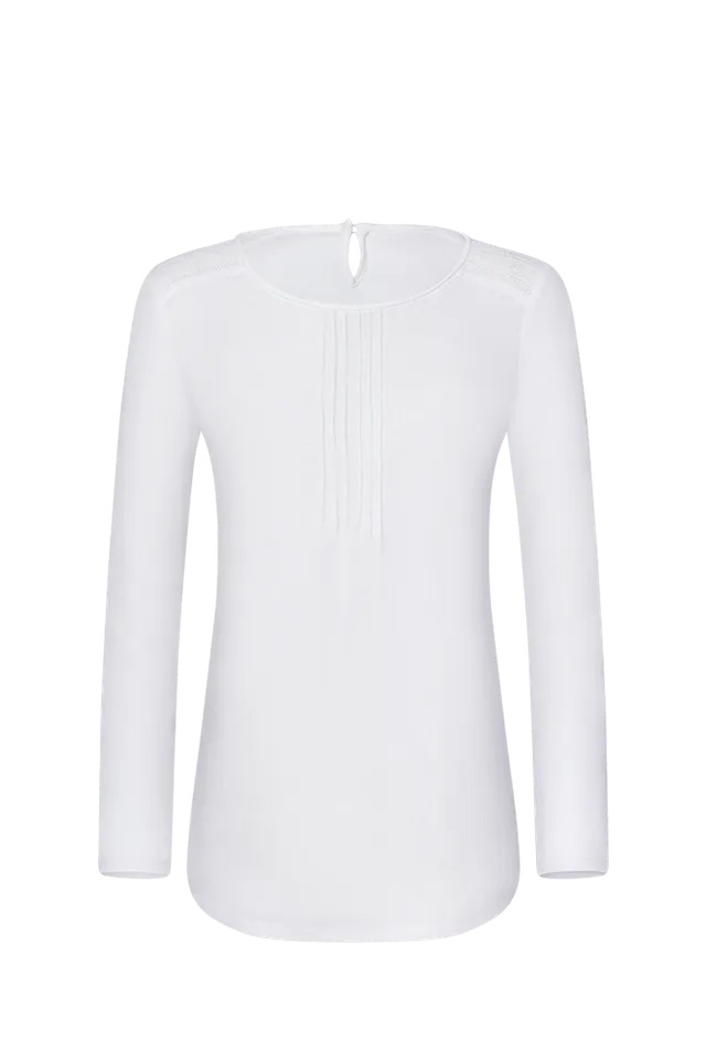 g-ssl-spitzen-shirt-trachten-bluse-wei-leinen image 1