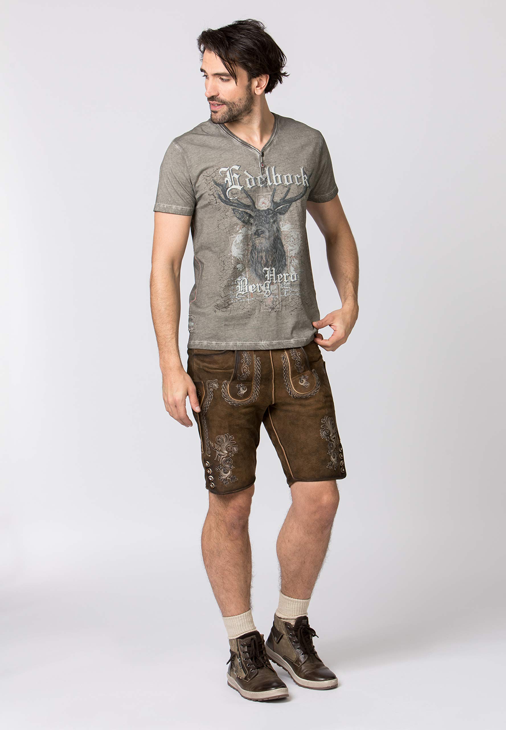 stockerpoint-herren-berghero-trachtenshirt-hirsch-print-v-ausschnitt image 7