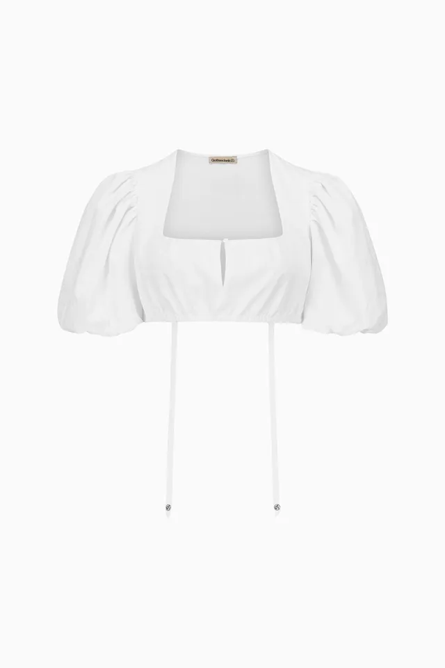 gottseidank-dirndlbluse-elisann-puffarm-streifen image 1
