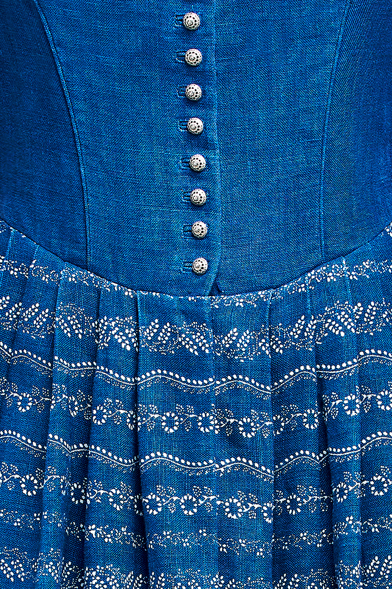 g-ssl-dirndl-aus-blaudruckleinen-blau-70er-l-nge image 6