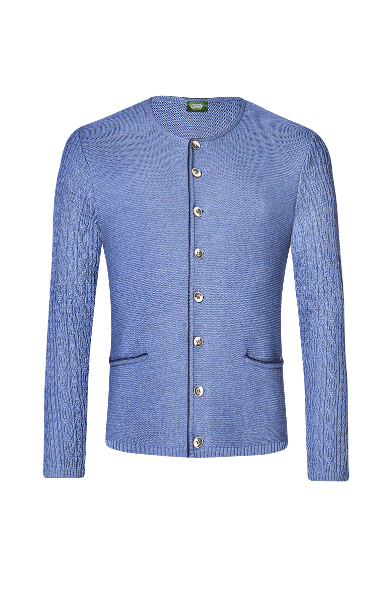 g-ssl-m-nner-strickjacke-links-links-mit-stutzenmuster-blau image 1