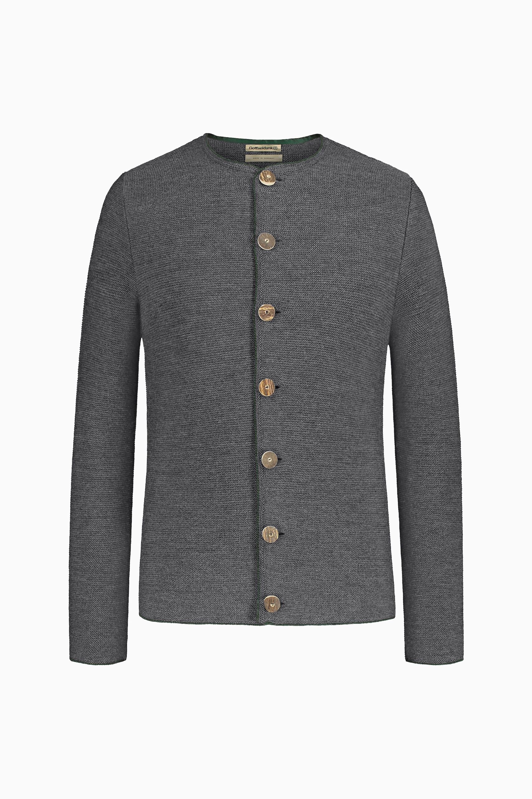 gottseidank-herrenstrickjacke-aloisius-wollstrickjacke-mit-hirschhornkn-pfen-2 image 1