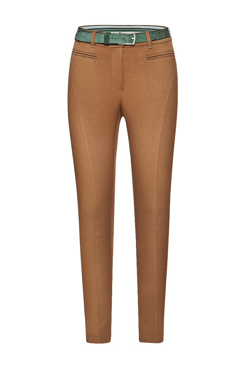 g-ssl-stiefelhose-damen-hose-baumwolle-braun-schmal image 1