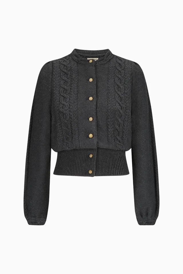 gottseidank-damenstrickjacke-lea-linksstrickjacke-mit-stehkragen image 1
