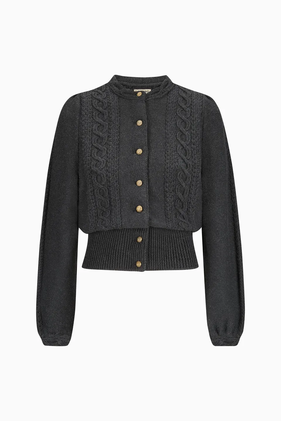 gottseidank-damenstrickjacke-lea-linksstrickjacke-mit-stehkragen image 1