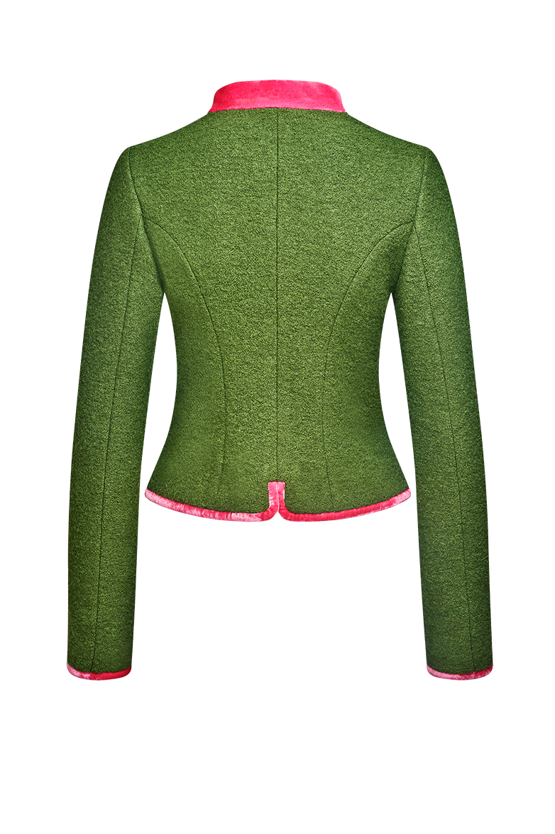 g-ssl-junge-walkjacke-damen-gr-n-samt-tailliert image 8