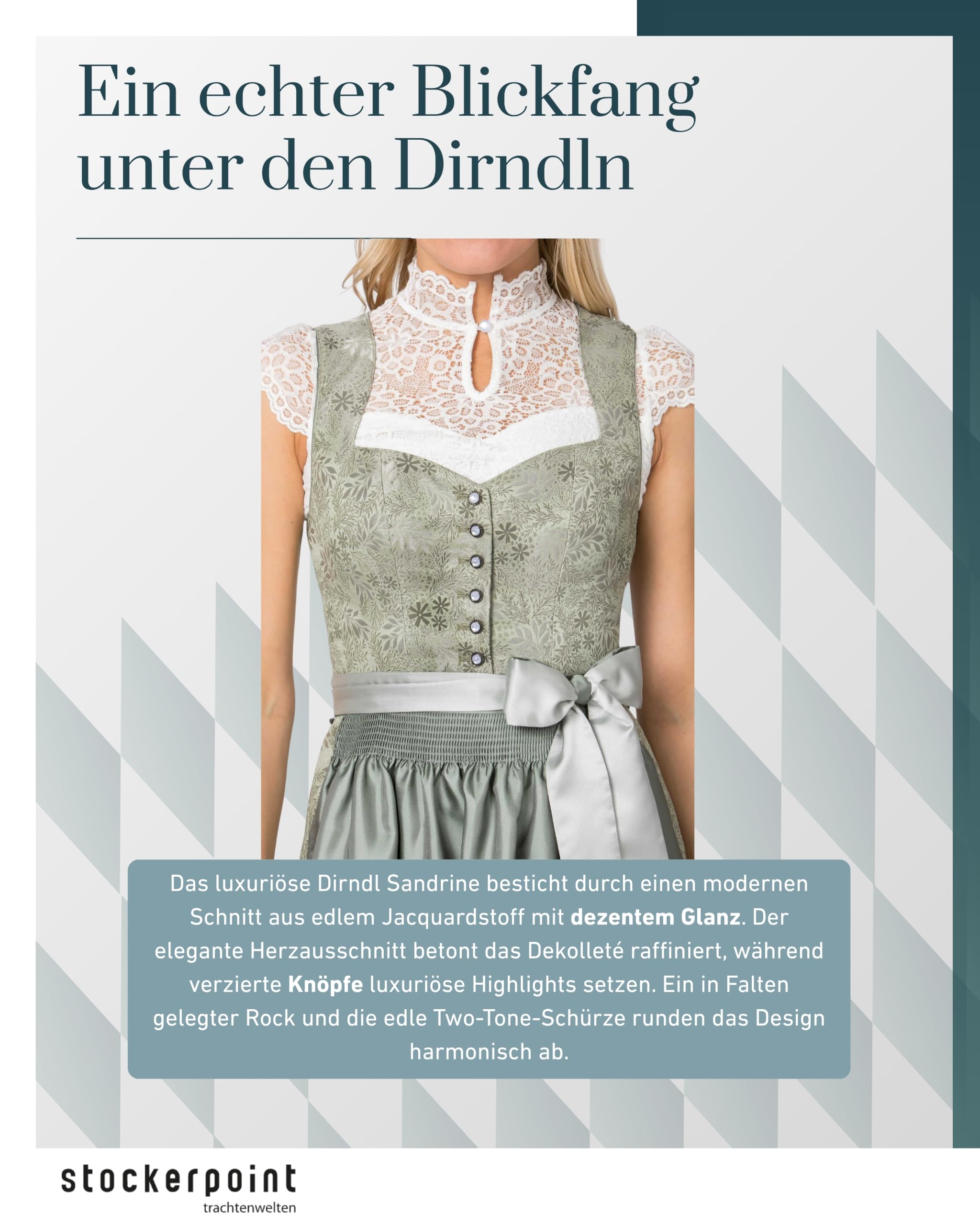 stockerpoint-dirndl-sandrine-herzausschnitt-dirndl-mit-altsilber-schlie-e image 4