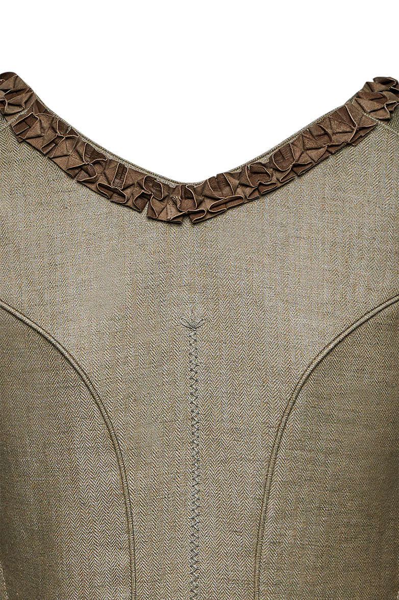 g-ssl-jagddirndl-mit-henndorfer-r-sche-70cm-leinen-hanf image 6