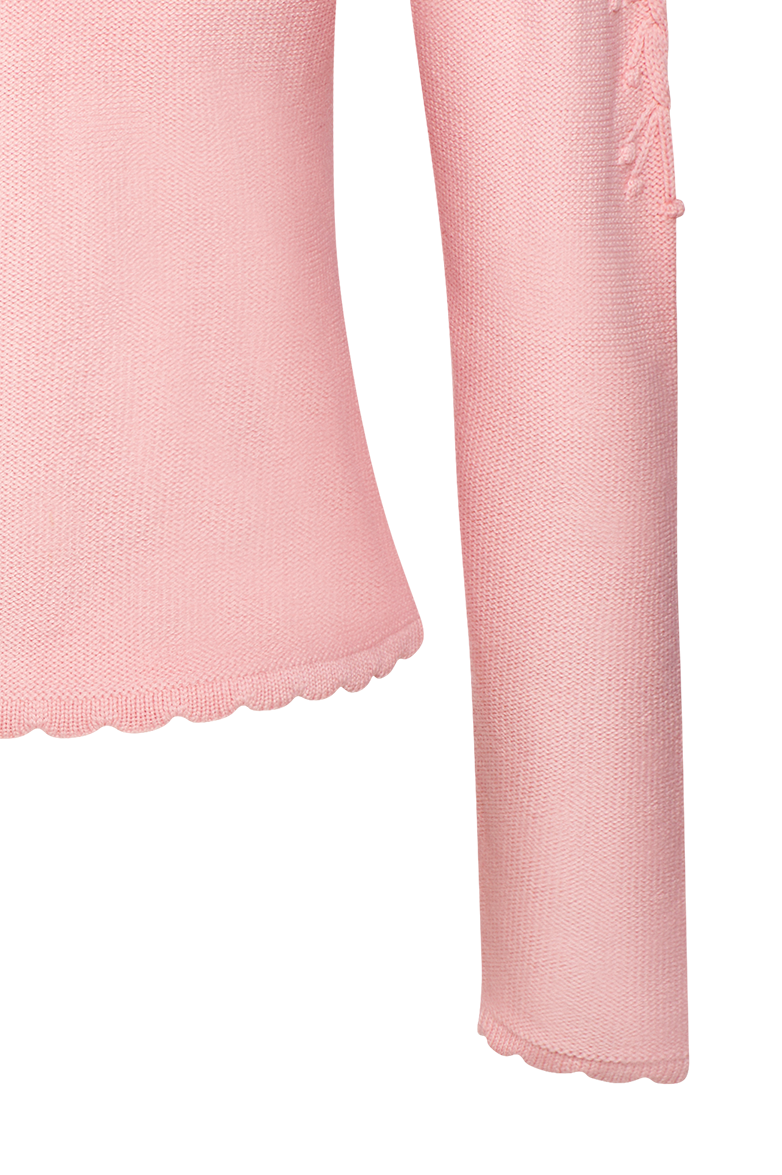 g-ssl-strickjacke-mit-puff-rmel-trachtenstrick-zopfmuster image 2