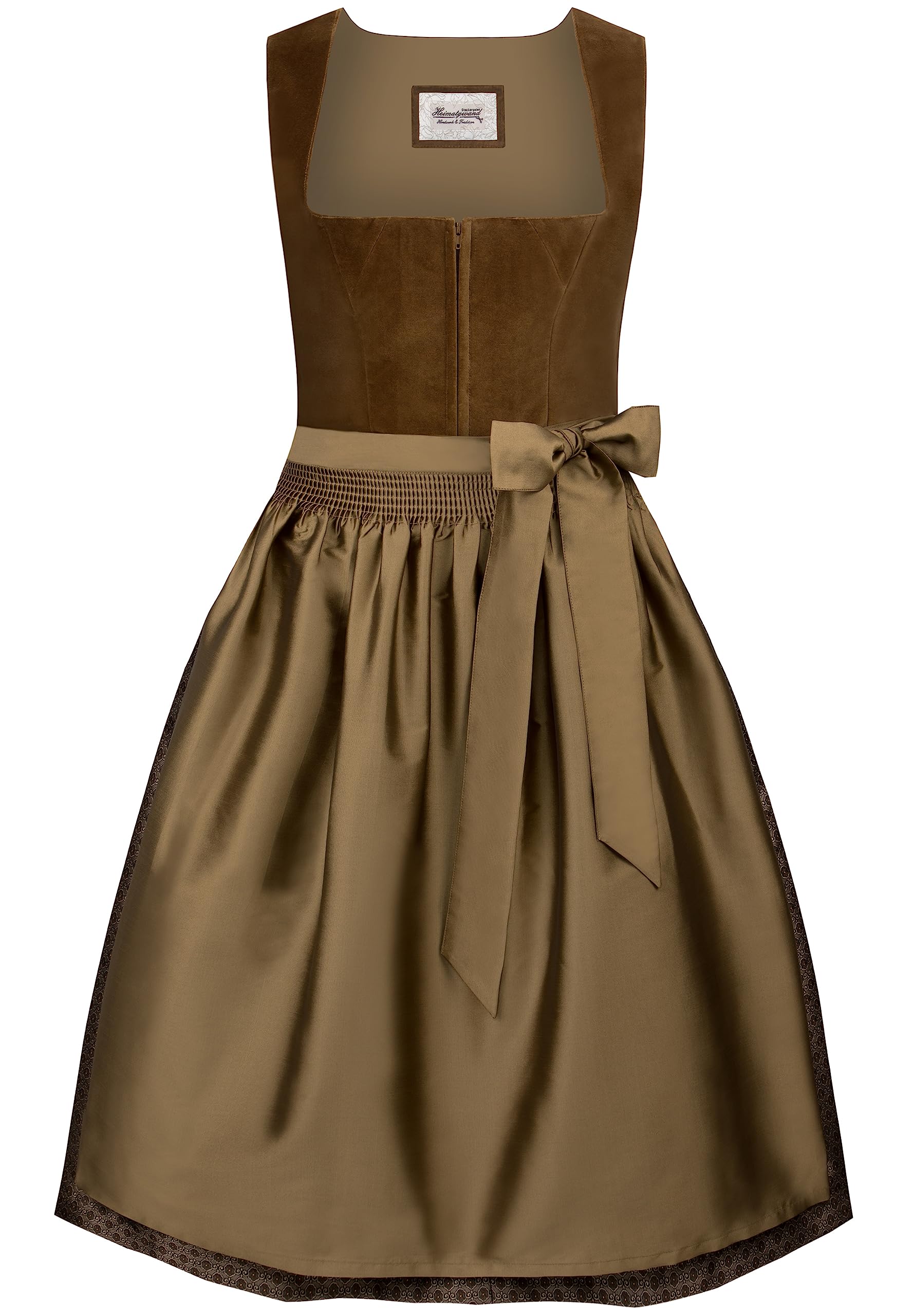 stockerpoint-isola-midi-dirndl-olive-samt image 1