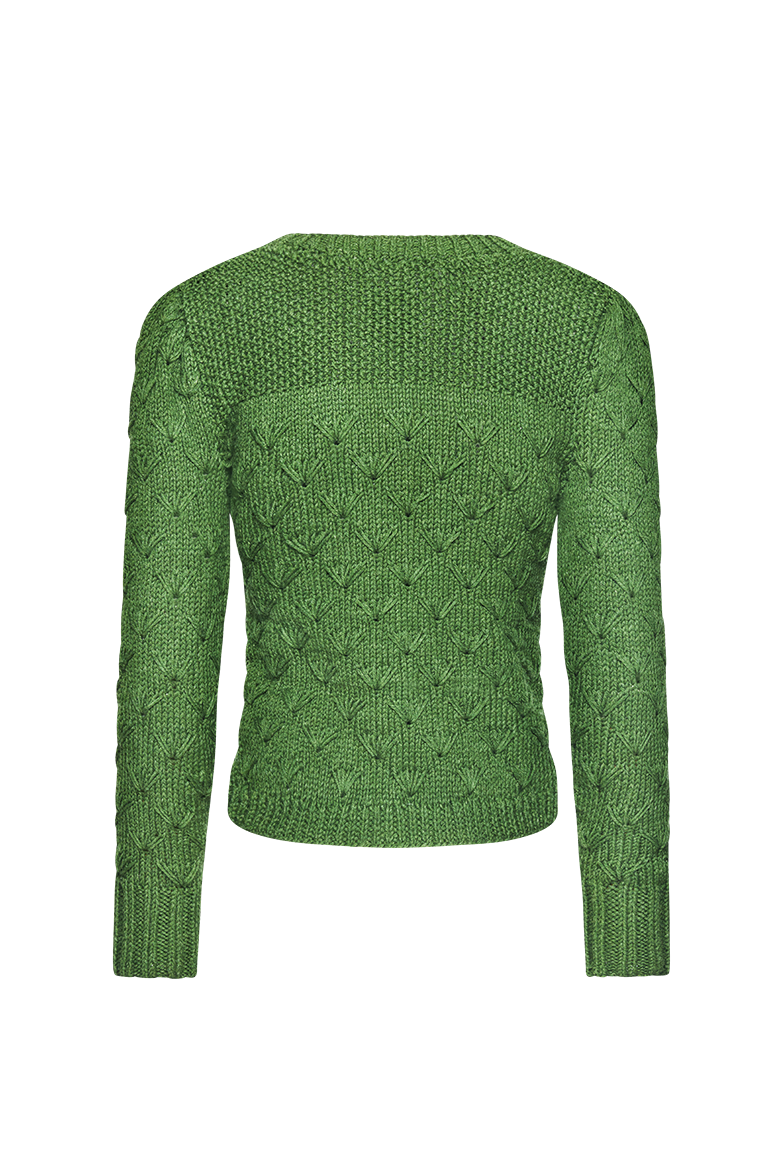 g-ssl-handstrickjacke-damen-gr-n-tailliert image 2