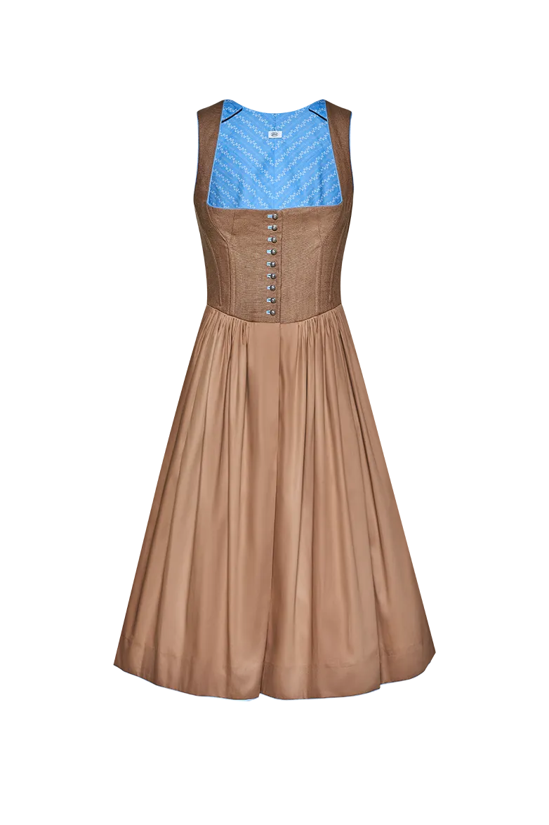 g-ssl-dirndl-mit-kontrastpaspel-braun-70-cm image 1