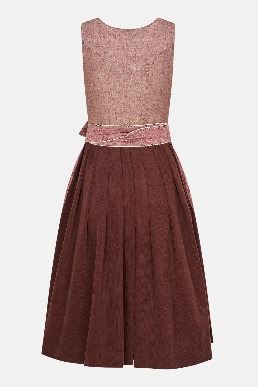 felicitas-damen-dirndl-dala-70cm-jacquard-feincord-mit-kl-ppelspitze image 3