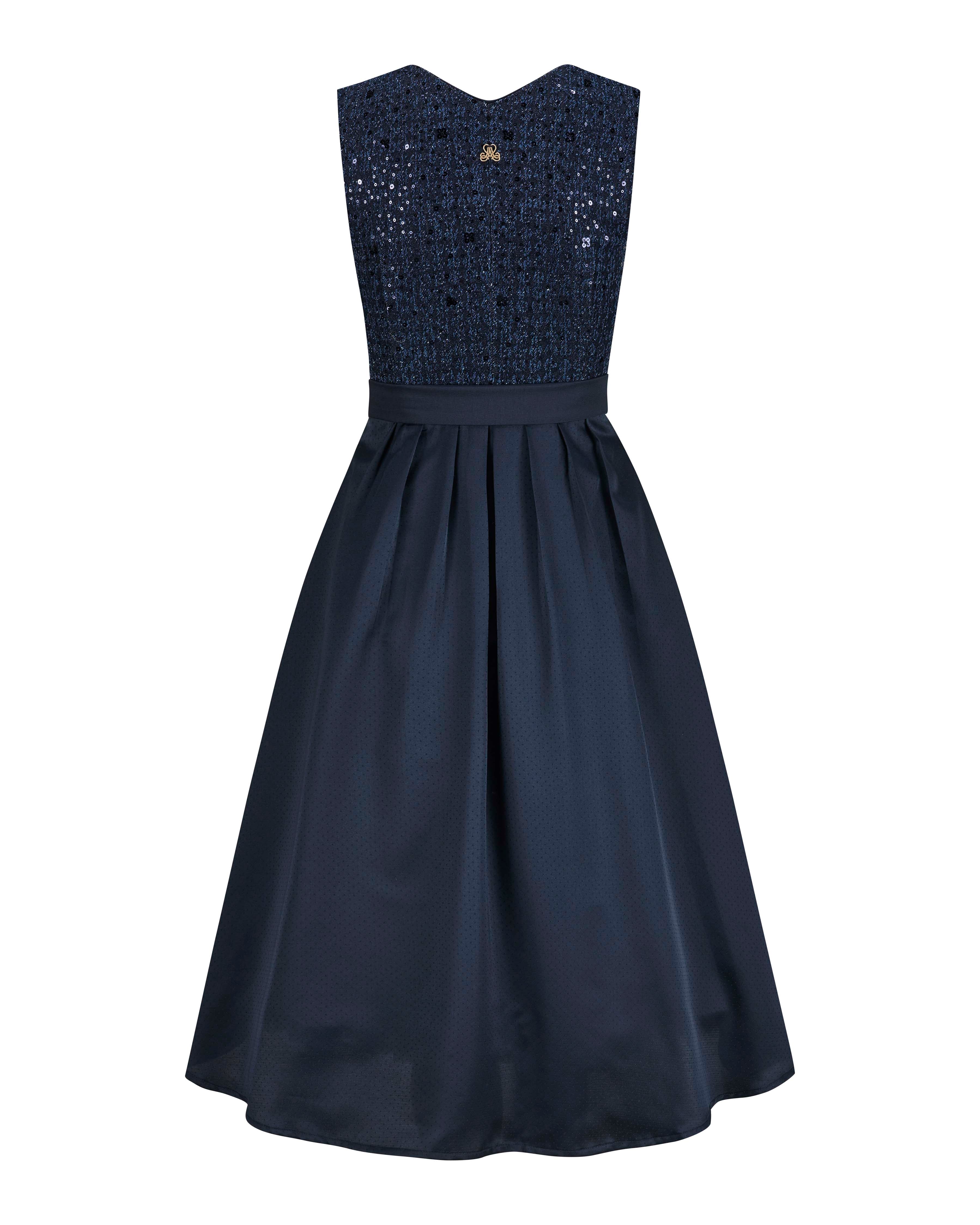 alpenherz-dirndl-viktoria-jeansblau-pailletten-dirndl-mit-fl-gel-rmel image 6