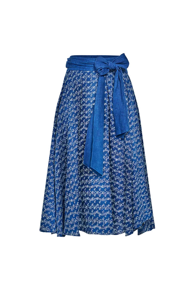 g-ssl-wickelrock-blaudruck-leinen-blau-damen image 1