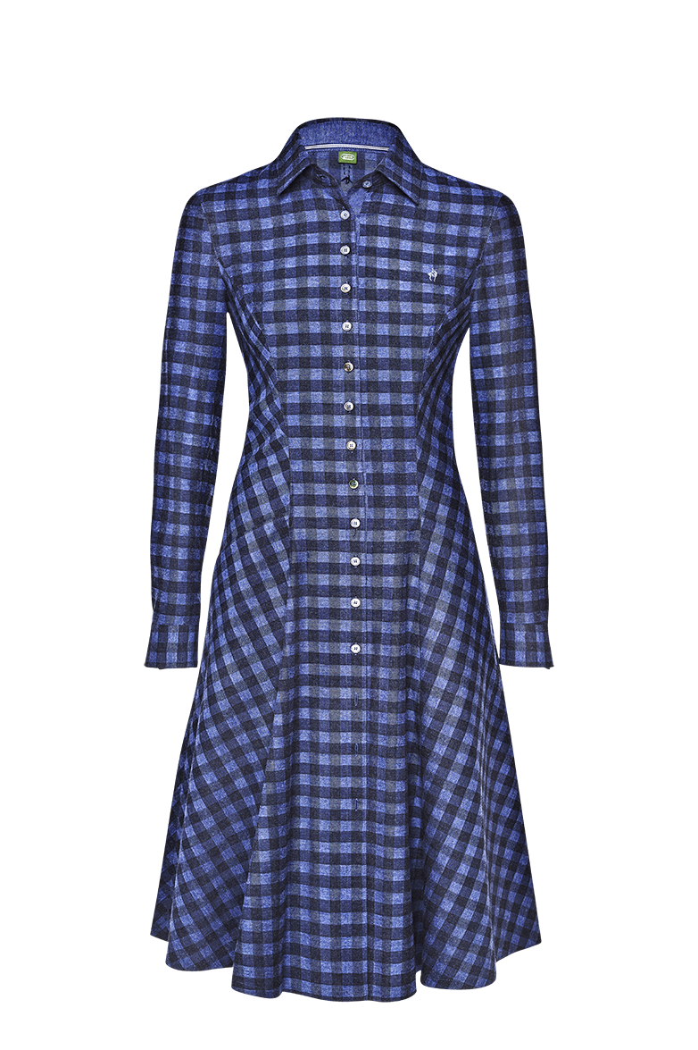 g-ssl-hemdblusenkleid-ein-kleid-wie-ein-bluserl-karo-blau image 1