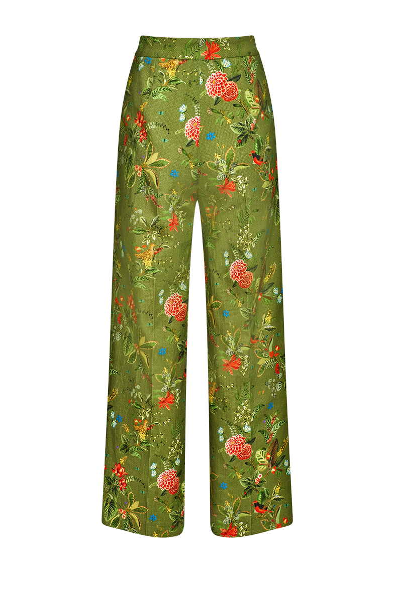 g-ssl-florale-hose-damen-wide-leg-gr-n-baumwolle image 2