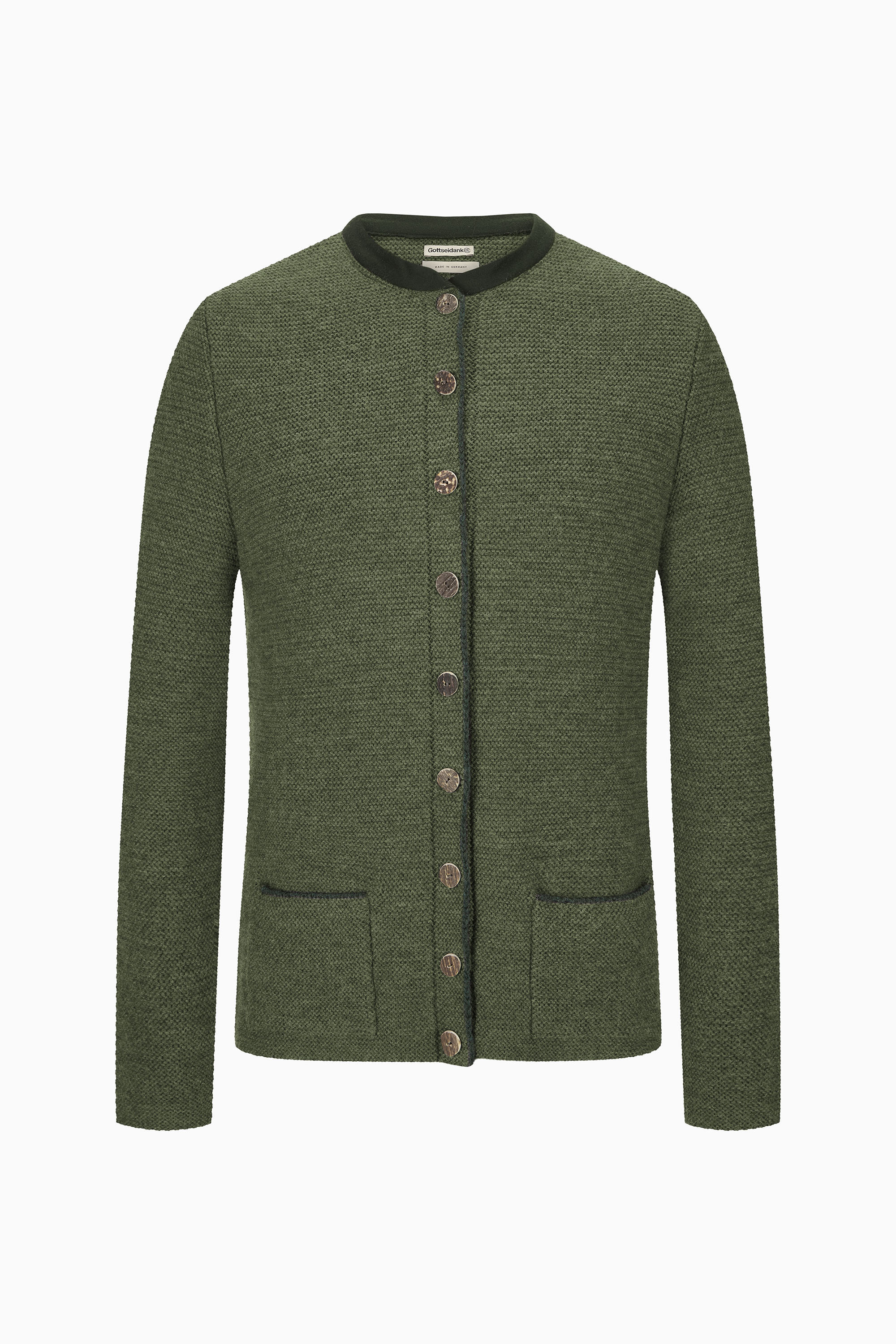 gottseidank-strickjacke-michi-trachten-strickjacke-mit-stehkragen image 1