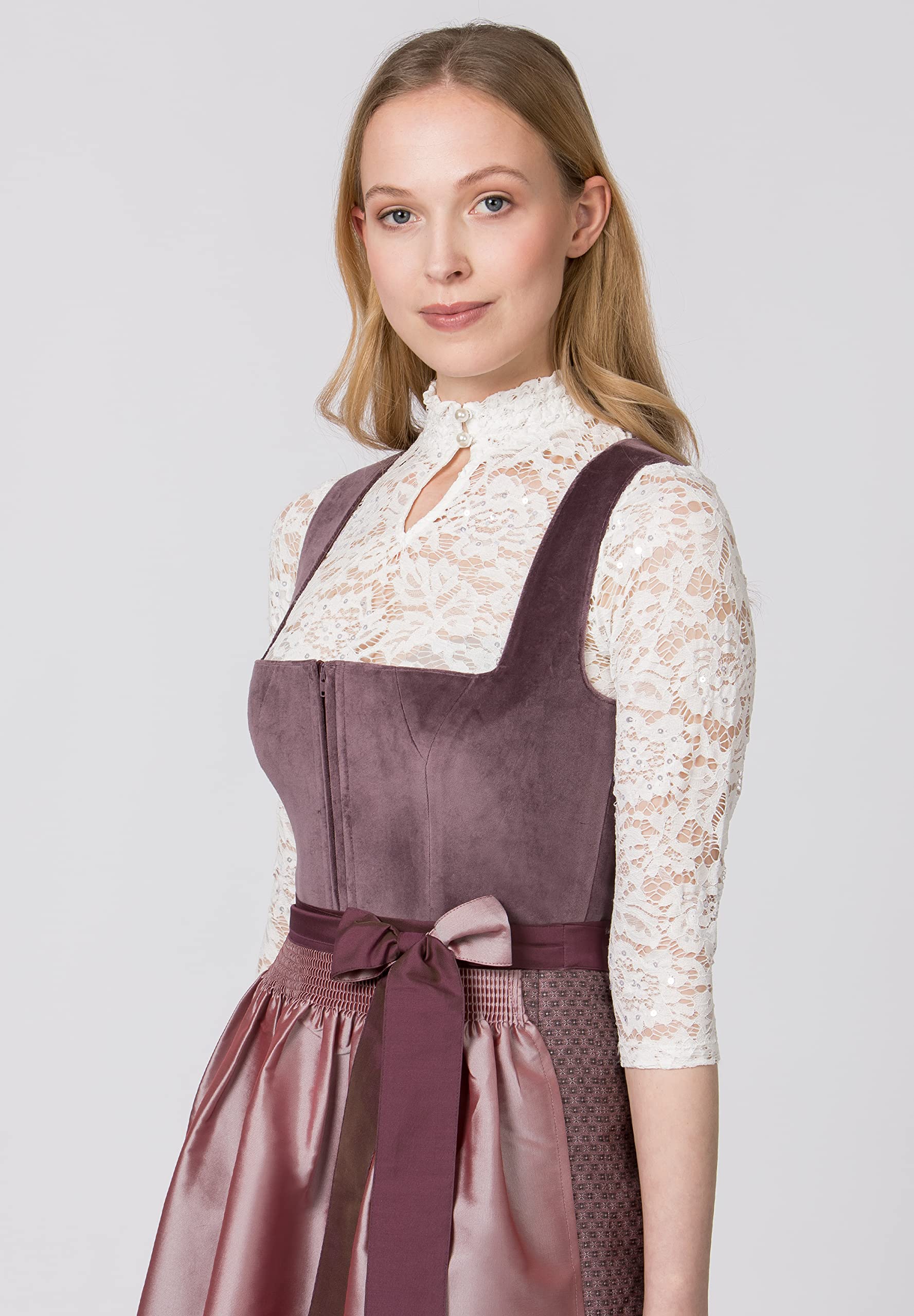 stockerpoint-malve-midi-dirndl-aubergine-damen-samt-dirndl-mit-jacquard image 3
